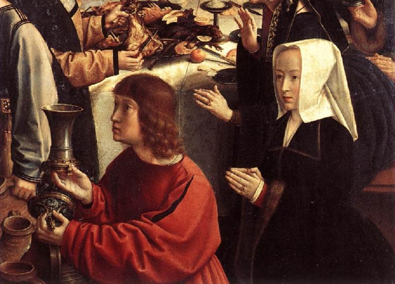 DAVID, Gerard The Marriage at Cana (detail) dfgw Sweden oil painting art